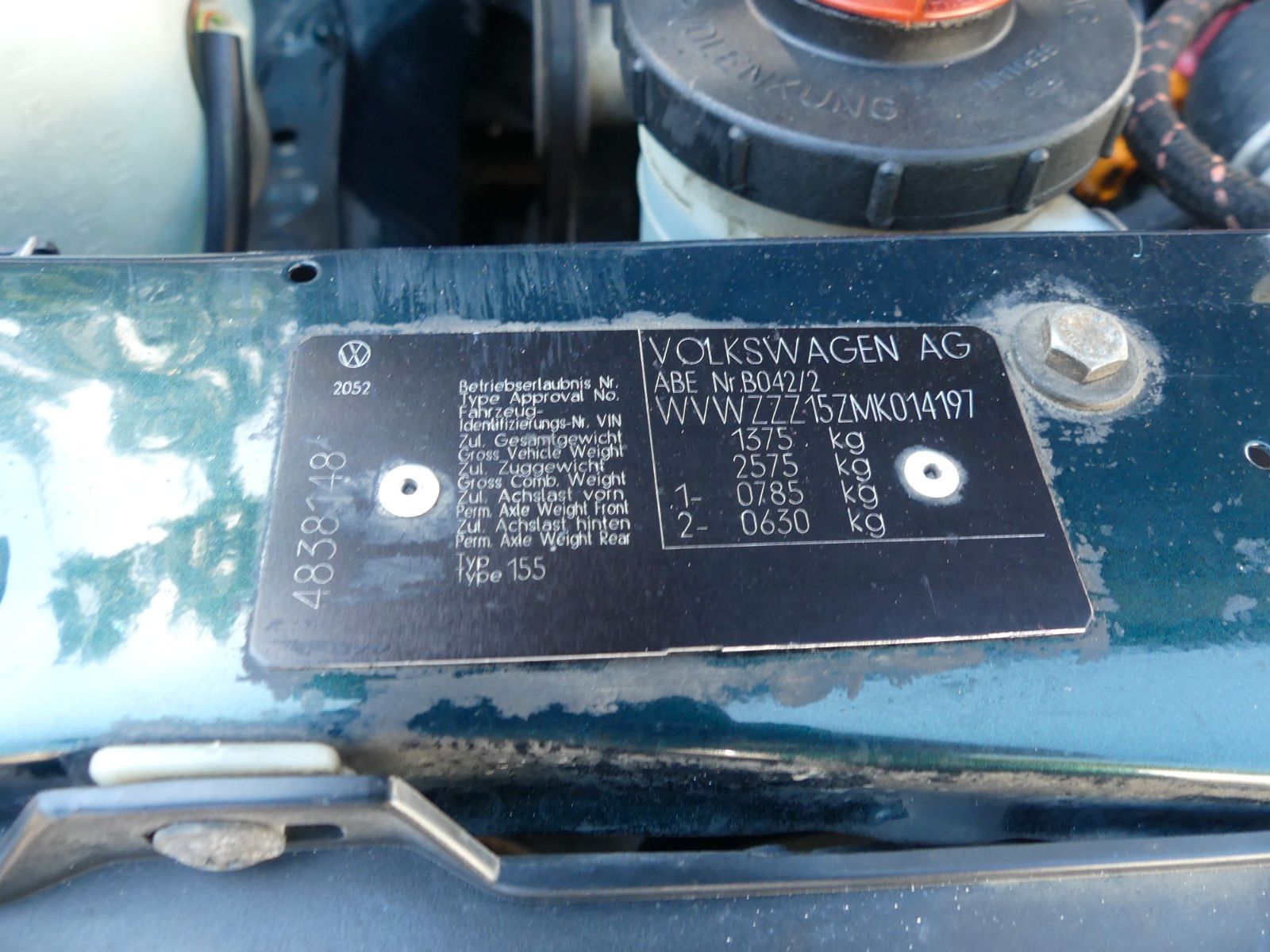 Fahrzeugabbildung Volkswagen Golf I Cabrio Classic Line