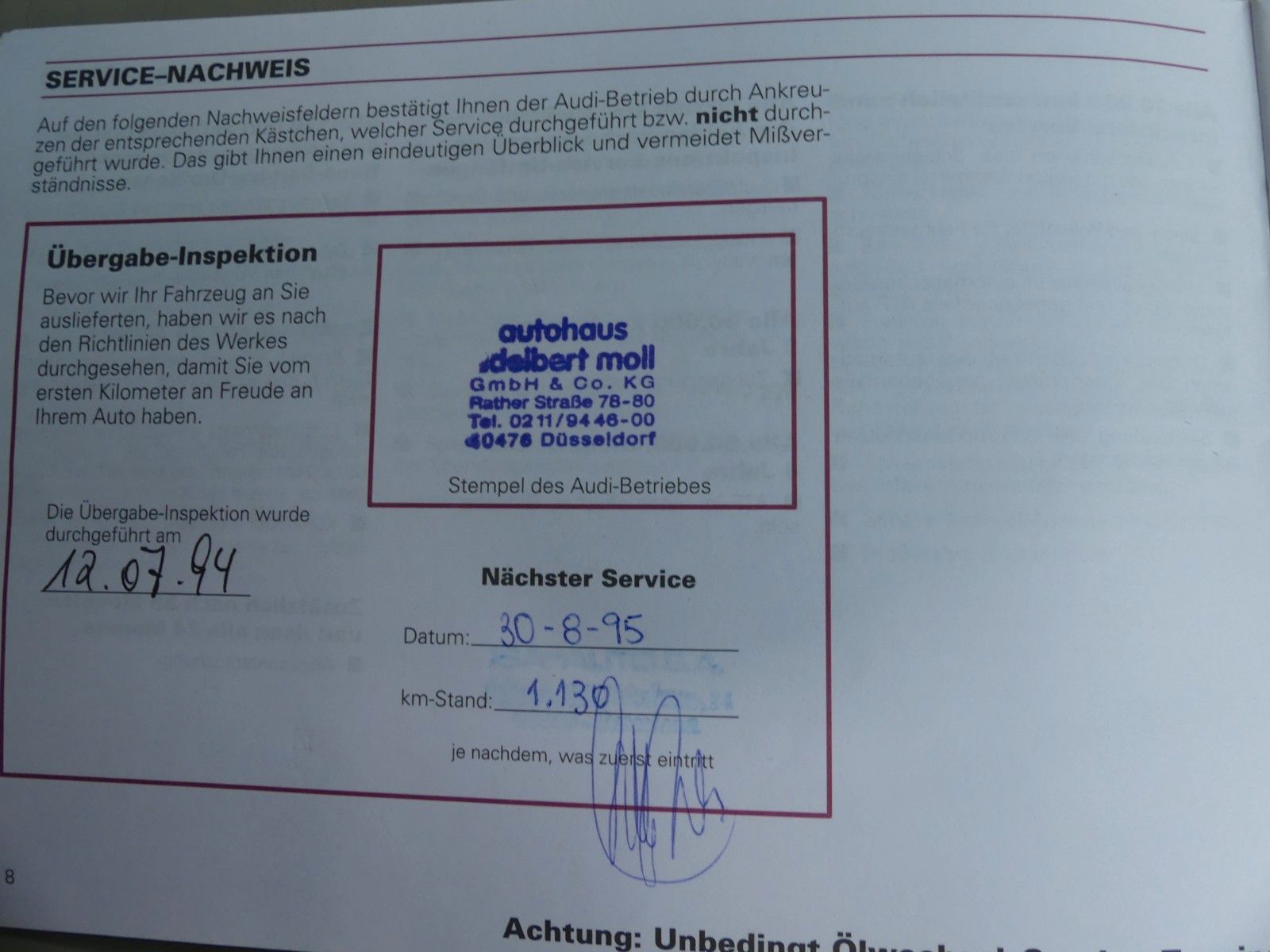 Fahrzeugabbildung Audi A8 4.2 quattro, 2. Hd., Top Zustand