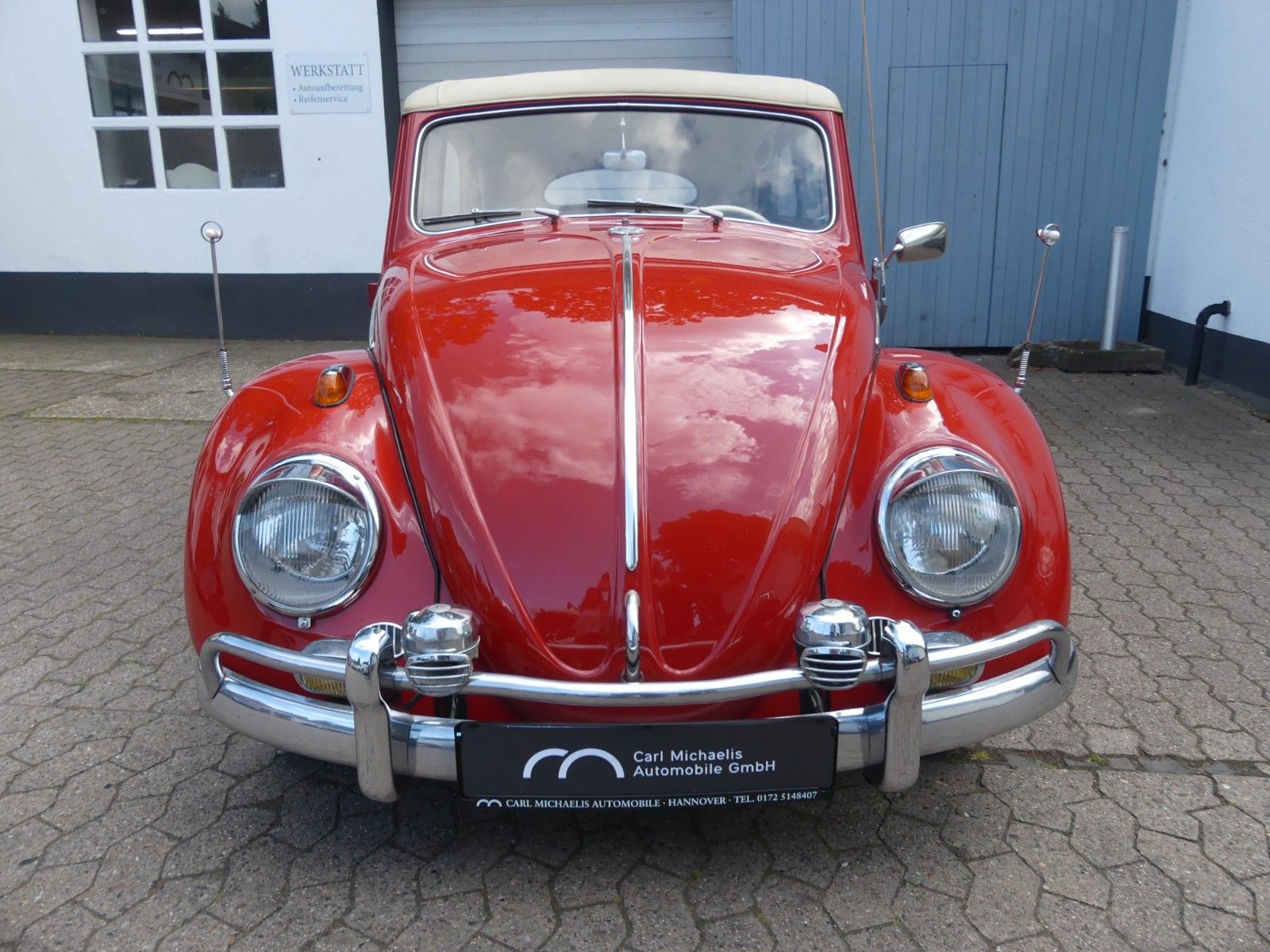 Fahrzeugabbildung Volkswagen Käfer 1/15 Cabrio 29KW und 1276 cm²